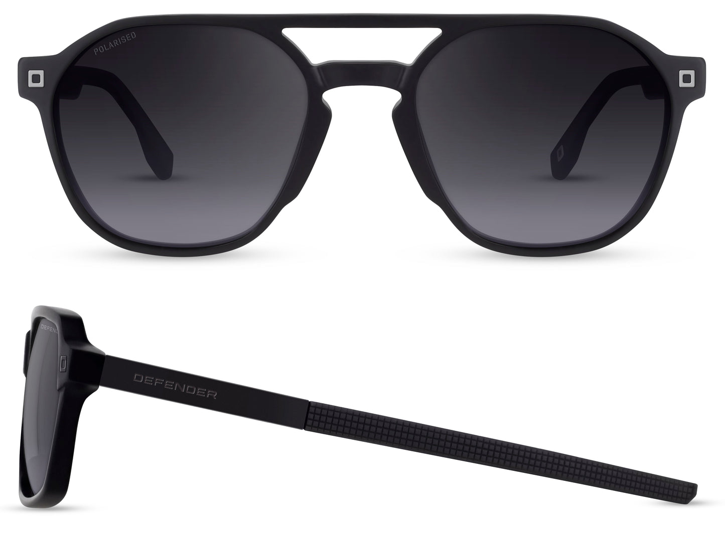 Defender Eyewear is ontworpen voor stoere mannen. Geïnspireerd door het iconische design van het voertuig combineren de brillen en zonnebrillen gedurfde vormen, technische innovatie en hoogwaardige afwerkingen.