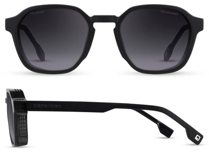 Defender Eyewear is ontworpen voor stoere mannen. Geïnspireerd door het iconische design van het voertuig combineren de brillen en zonnebrillen gedurfde vormen, technische innovatie en hoogwaardige afwerkingen.