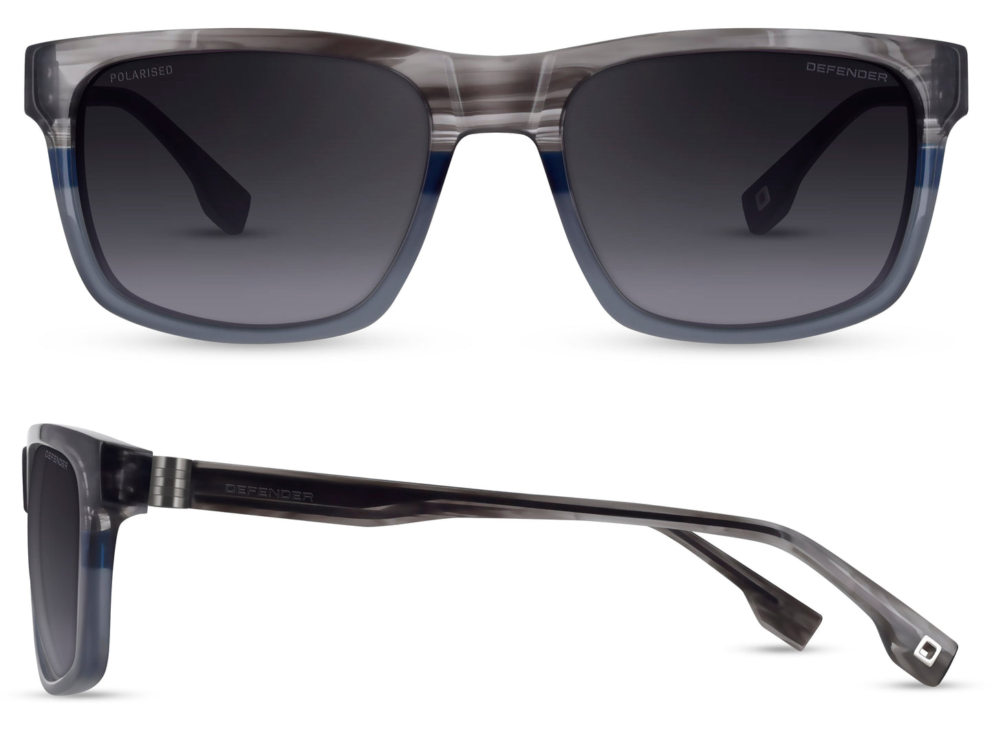 Defender Eyewear is ontworpen voor stoere mannen. Geïnspireerd door het iconische design van het voertuig combineren de brillen en zonnebrillen gedurfde vormen, technische innovatie en hoogwaardige afwerkingen.