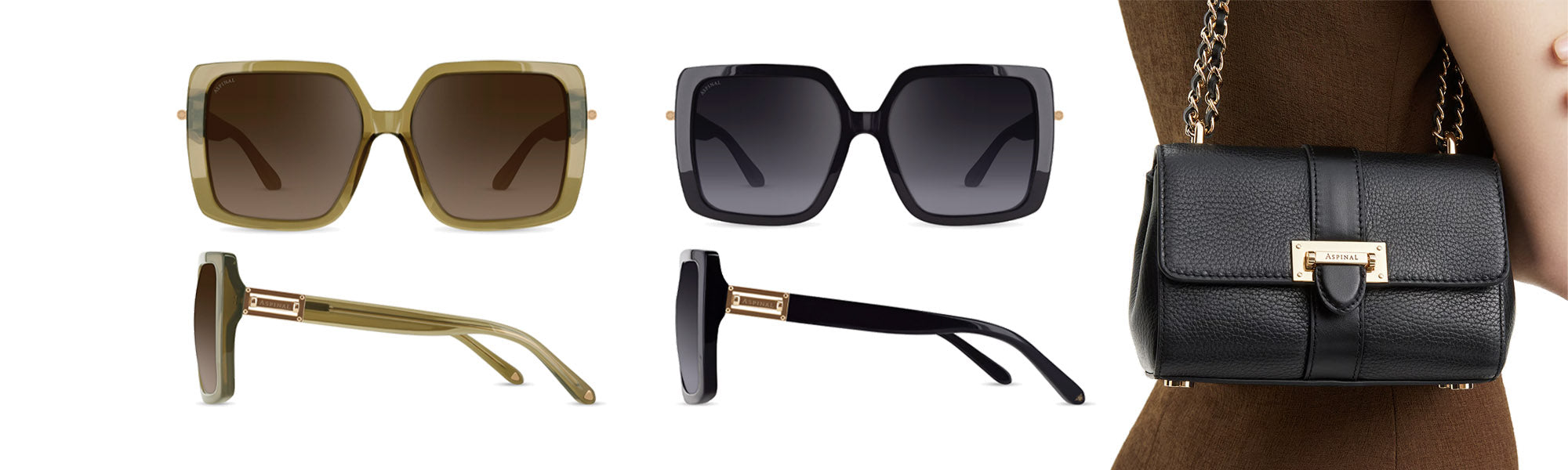 Aspinal of London luxe zonnebril voor dames