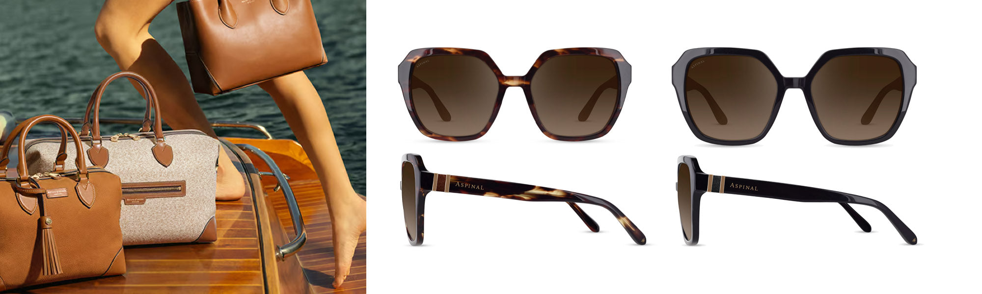 Aspinal of London luxe zonnebril voor dames