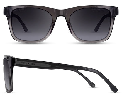 Defender Eyewear is ontworpen voor stoere mannen. Geïnspireerd door het iconische design van het voertuig combineren de brillen en zonnebrillen gedurfde vormen, technische innovatie en hoogwaardige afwerkingen.