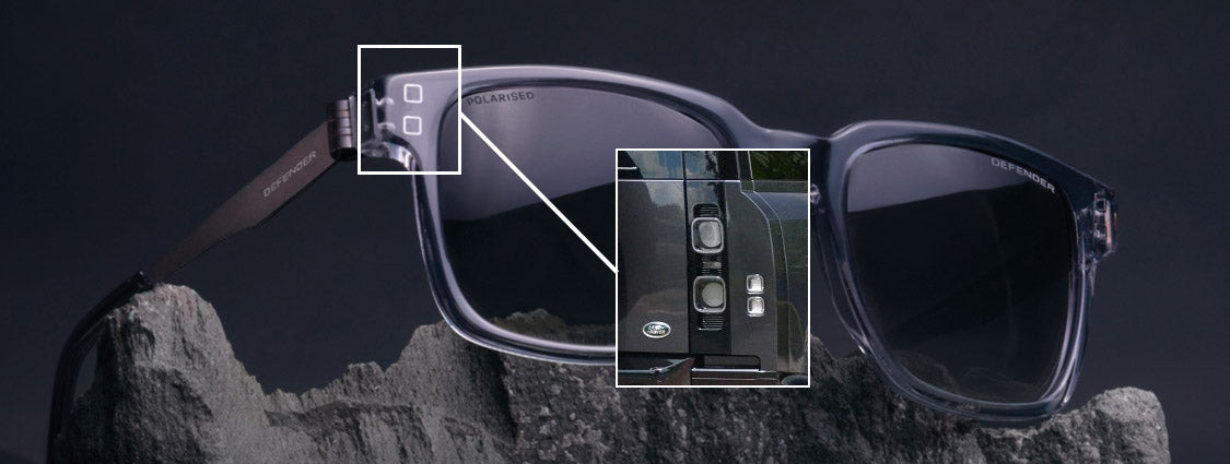 Land Rover eyewear met outdoor design