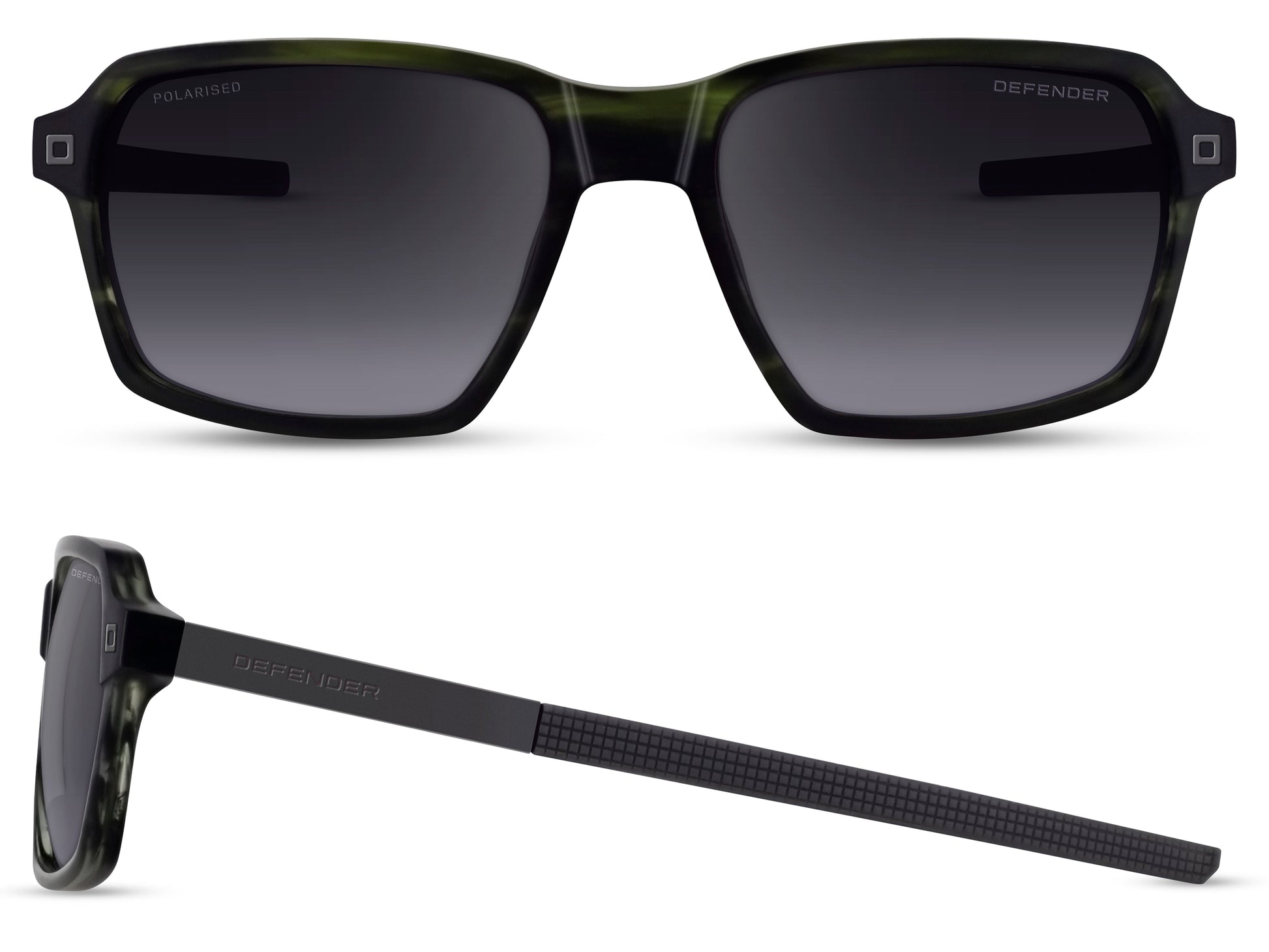 Defender Eyewear is ontworpen voor stoere mannen. Geïnspireerd door het iconische design van het voertuig combineren de brillen en zonnebrillen gedurfde vormen, technische innovatie en hoogwaardige afwerkingen.