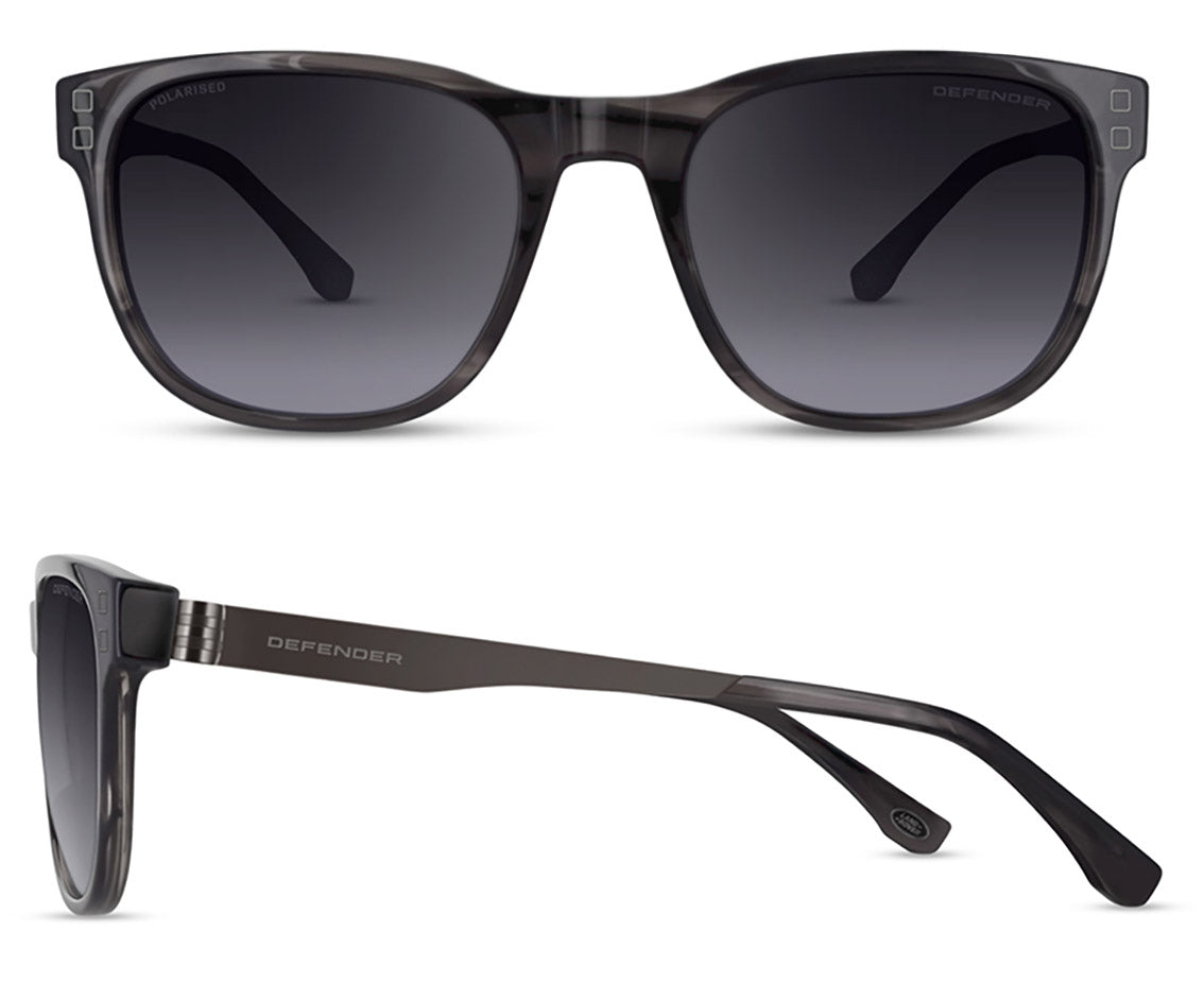 Defender Eyewear is ontworpen voor stoere mannen. Geïnspireerd door het iconische design van het voertuig combineren de brillen en zonnebrillen gedurfde vormen, technische innovatie en hoogwaardige afwerkingen.