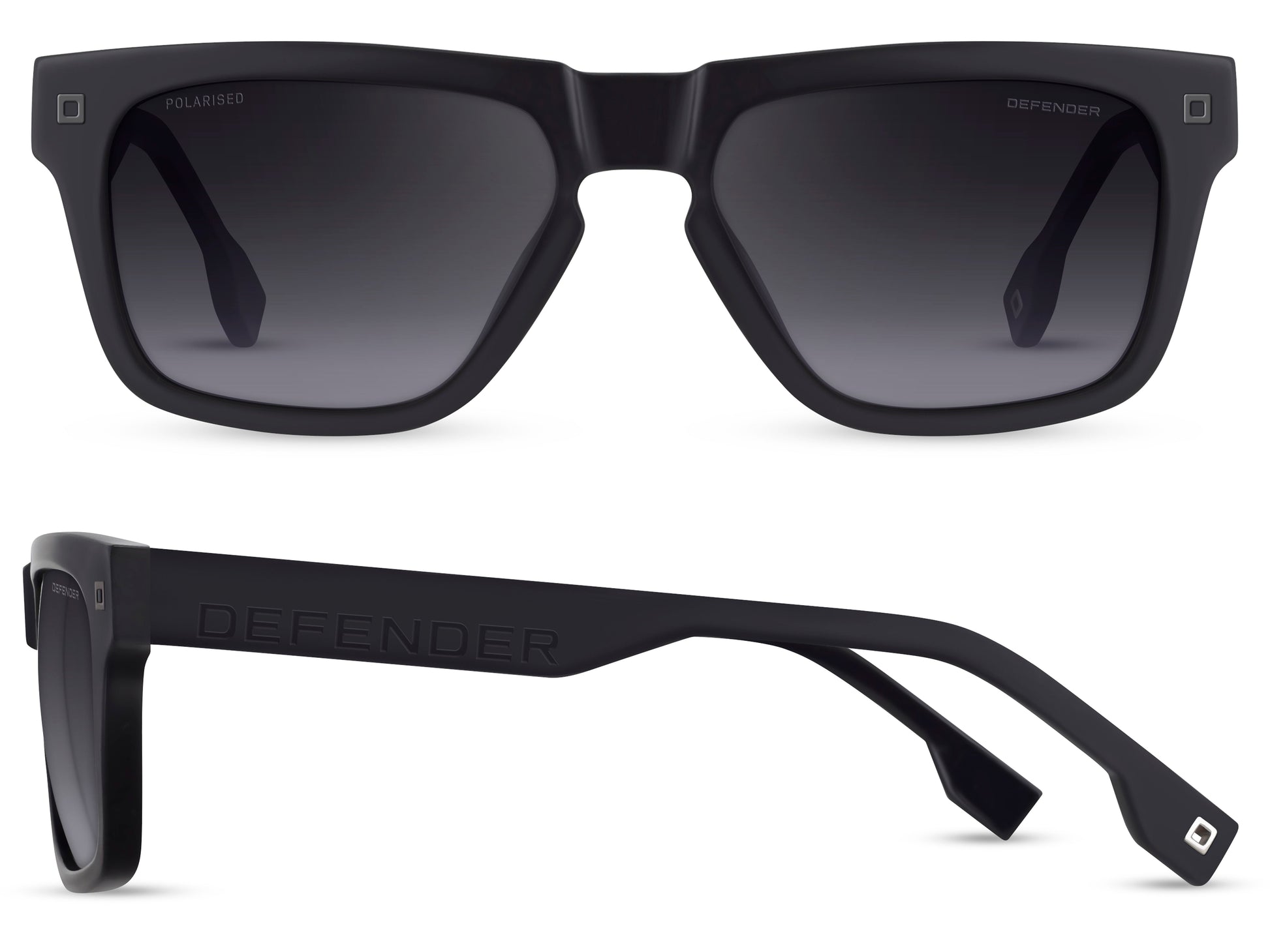 Defender Eyewear is ontworpen voor stoere mannen. Geïnspireerd door het iconische design van het voertuig combineren de brillen en zonnebrillen gedurfde vormen, technische innovatie en hoogwaardige afwerkingen.