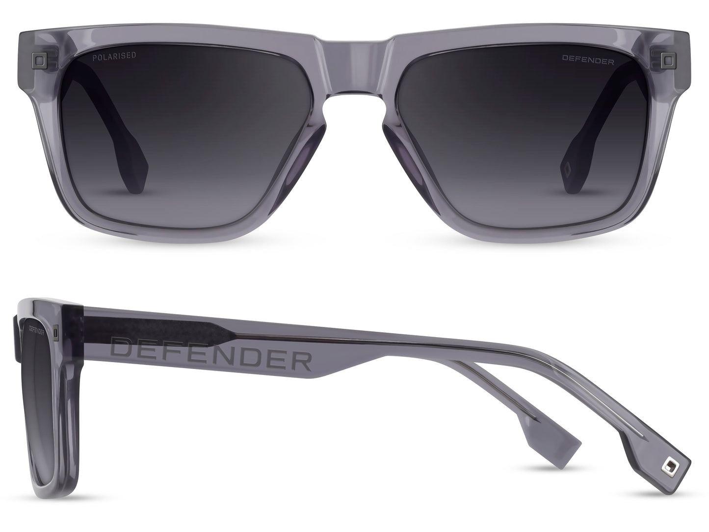 Defender Eyewear is ontworpen voor stoere mannen. Geïnspireerd door het iconische design van het voertuig combineren de brillen en zonnebrillen gedurfde vormen, technische innovatie en hoogwaardige afwerkingen.