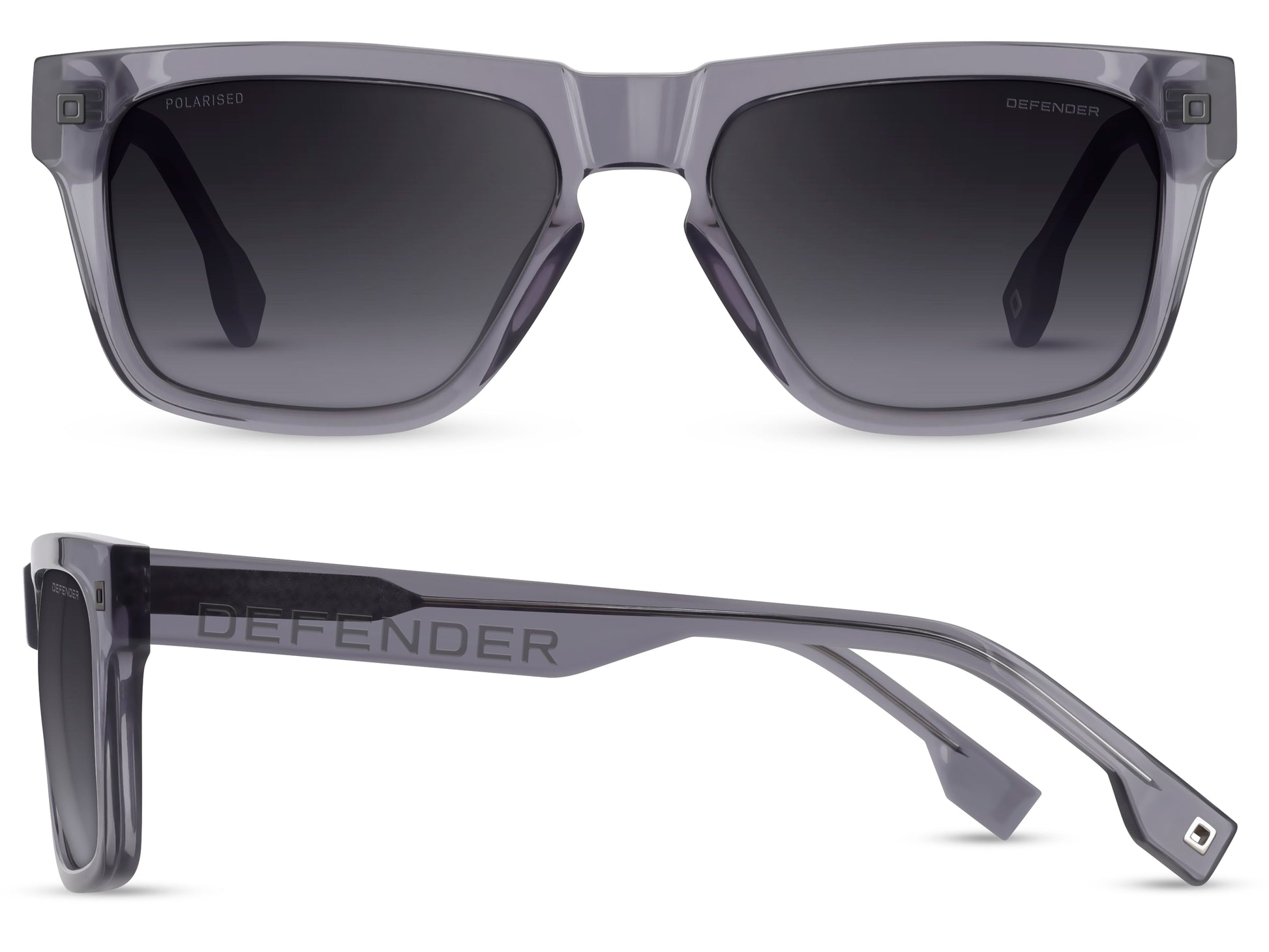 Defender Eyewear is ontworpen voor stoere mannen. Geïnspireerd door het iconische design van het voertuig combineren de brillen en zonnebrillen gedurfde vormen, technische innovatie en hoogwaardige afwerkingen.