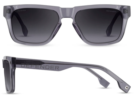 Defender Eyewear is ontworpen voor stoere mannen. Geïnspireerd door het iconische design van het voertuig combineren de brillen en zonnebrillen gedurfde vormen, technische innovatie en hoogwaardige afwerkingen.