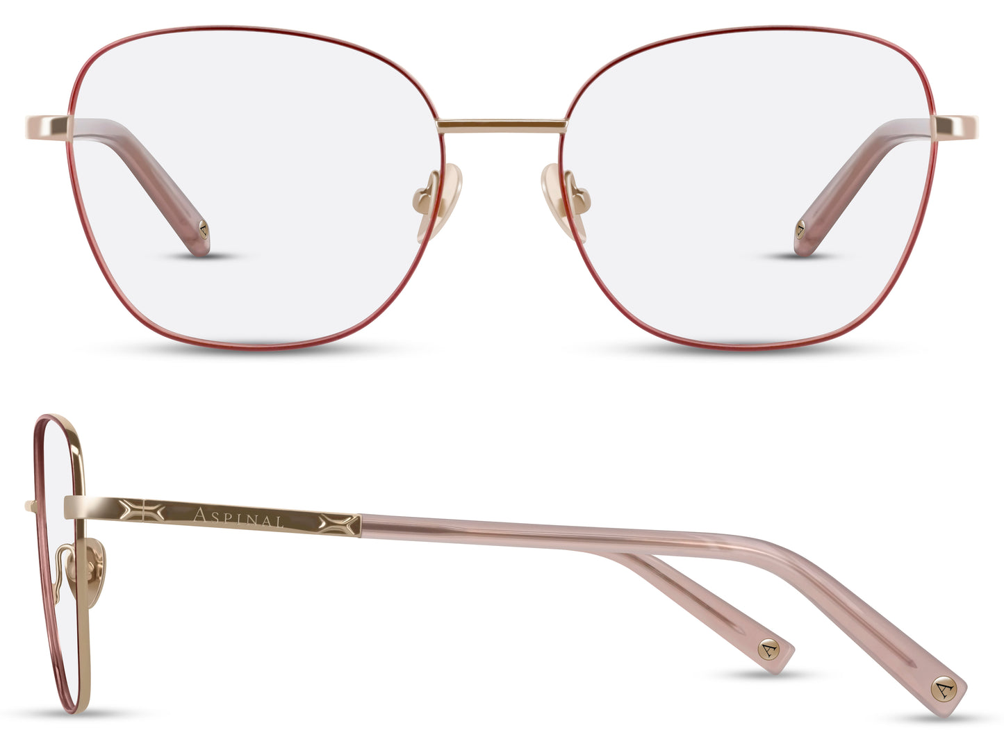 Aspinal of London luxe metalen bril voor  dames