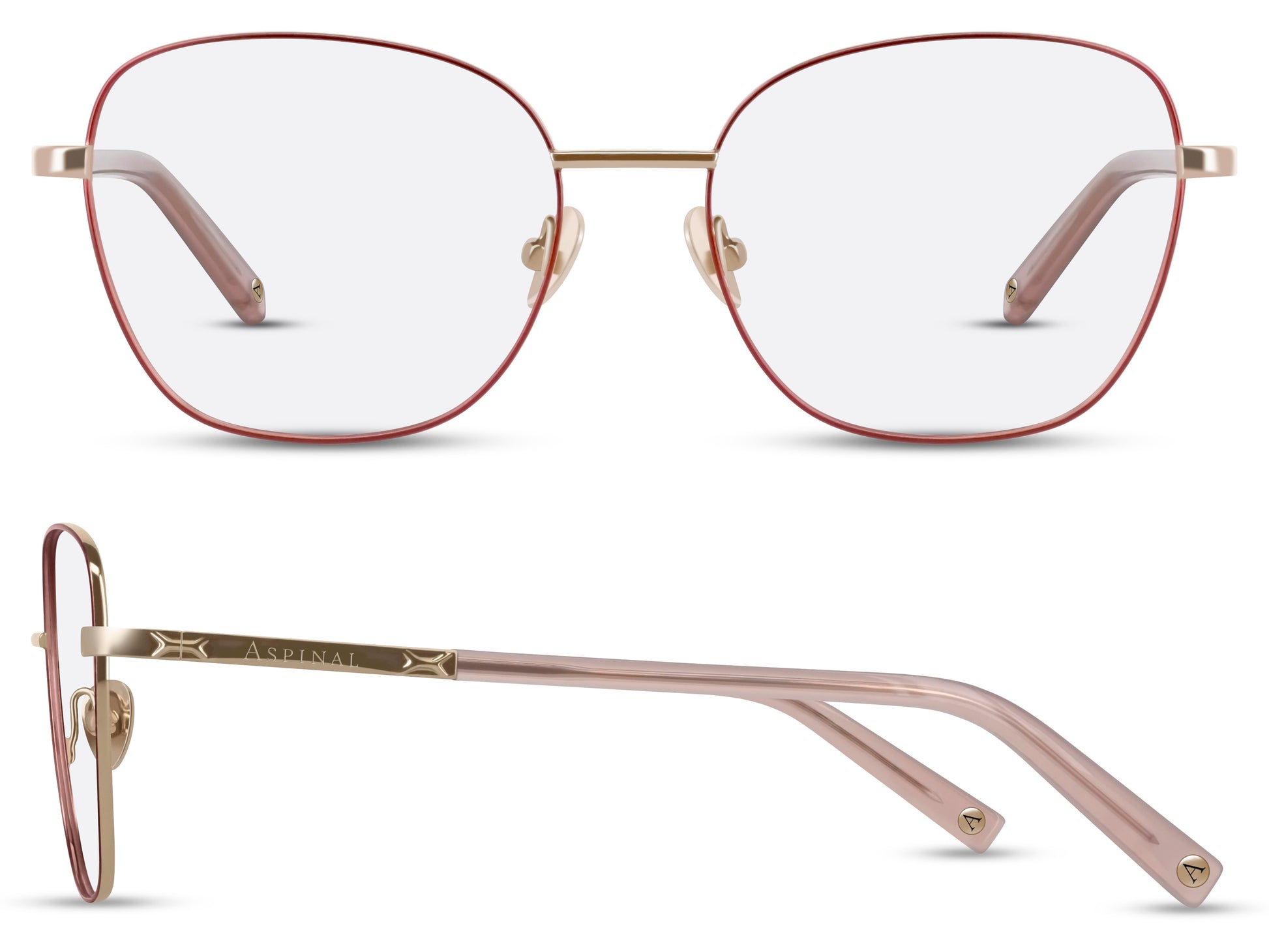 Aspinal of London luxe metalen bril voor  dames