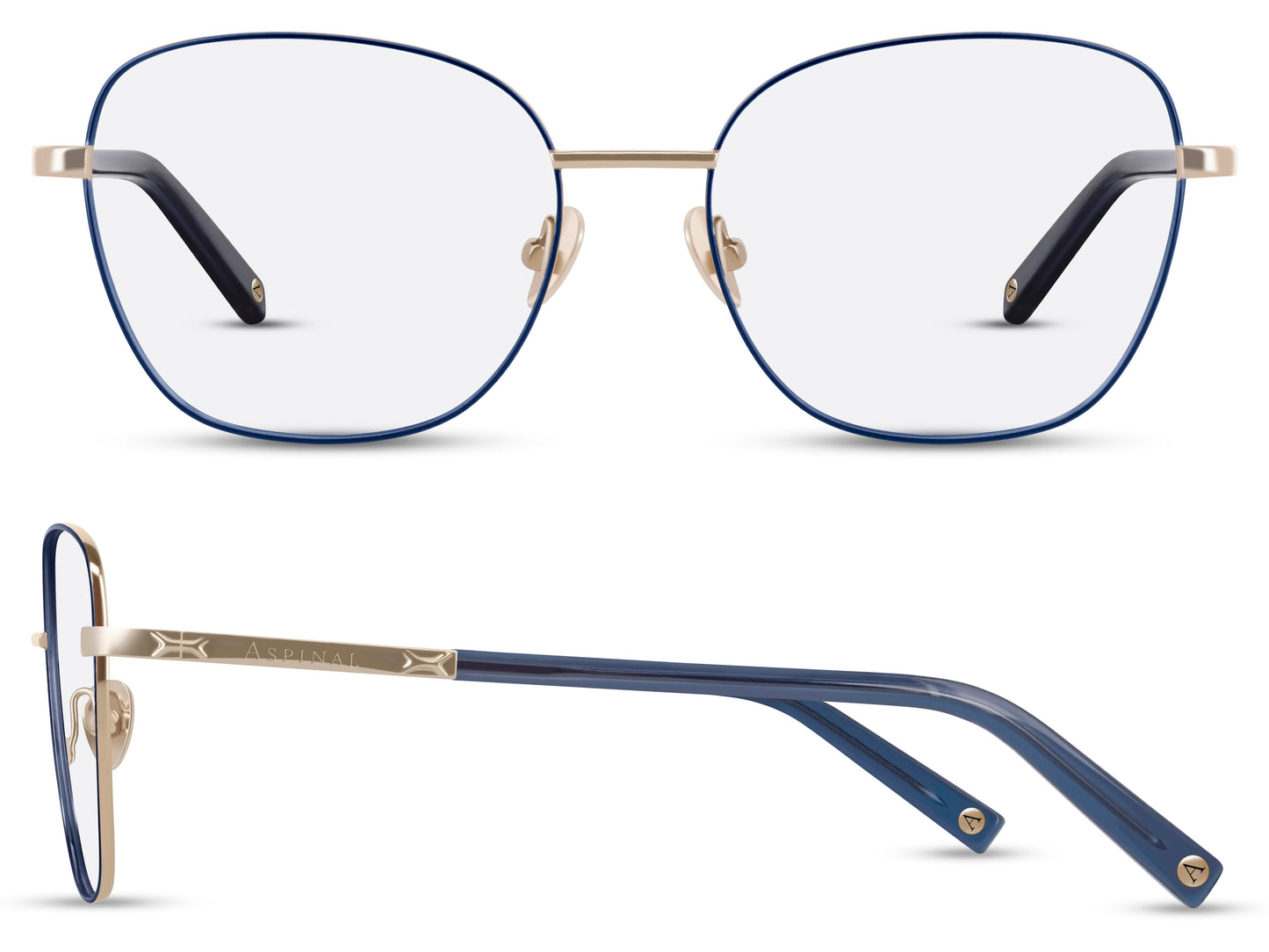 Aspinal of London luxe metalen bril voor  dames