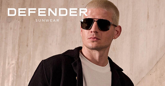 Defender Eyewear is ontworpen voor stoere mannen. Geïnspireerd door het iconische design van het voertuig combineren de brillen en zonnebrillen gedurfde vormen, technische innovatie en hoogwaardige afwerkingen.