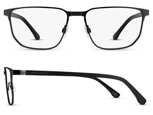 Defender avontuurlijke bril met stoer montuur