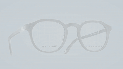 Deze stoere urban DEFENDER monturen van Land Rover Eyewear voor heren die van avontuur houden, zijn gemaakt met een uniek 360 graden flex-scharnier.